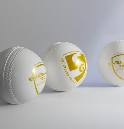 Image 5 of SG Everlast Tec Synthetic Cricket Ball (Pack of 3)