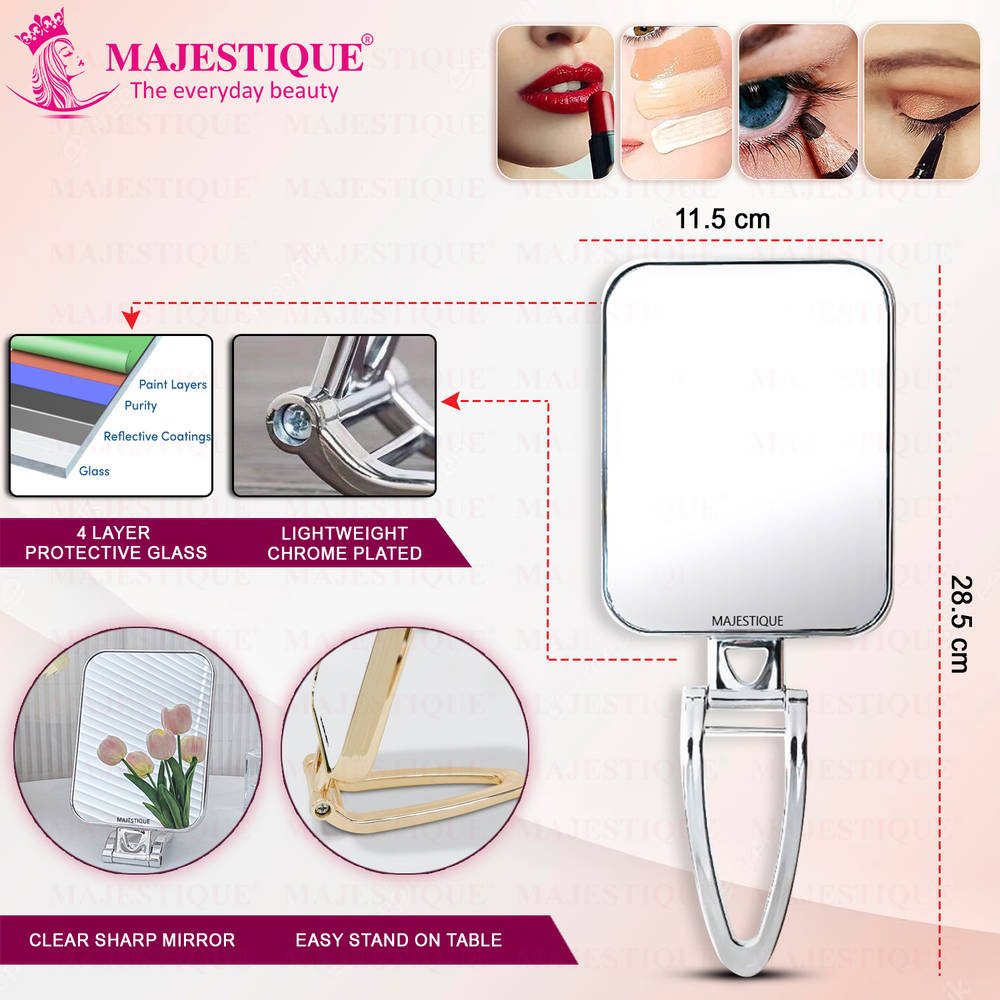 Image 2 of Majestique Handheld Makeup Mirror