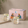 Image 1 of Kitty Charm (Set of 2) for the product ExclusiveLane Kitty Charm Ceramic Coffee Mug Set of 2 310 ml