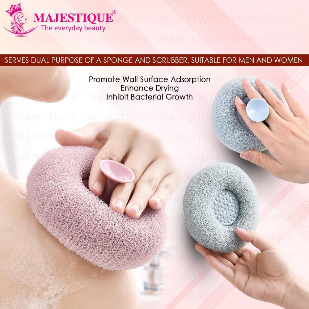 Image 2 of Majestique Ball Loofah With Suction Handle