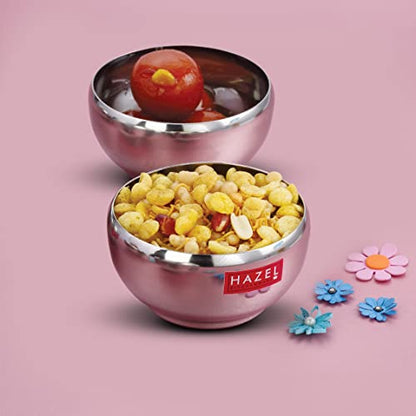 Image 7 of SS, 150 ML / Set of 2 - 150 ml each for the product HAZEL Serving Bowl Set