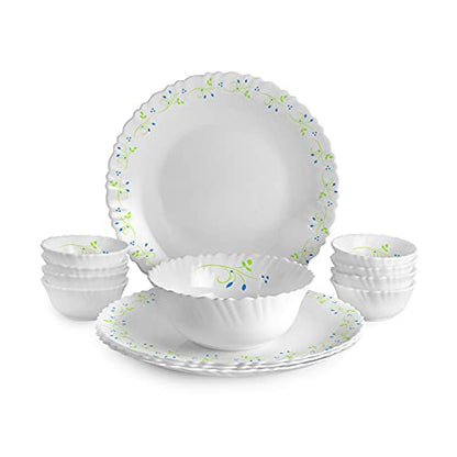 Image 3 of 13 Pieces for the product CELLO Tropical Lagoon Dazzle Series Opalware Dinner Set