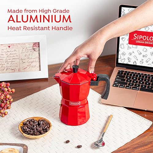 Image 4 of Sipologie Roma Moka Pot Red 180 ml