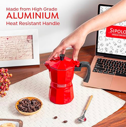 Image 4 of Sipologie Roma Moka Pot Red 180 ml