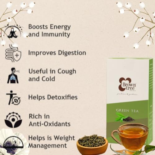 Image 6 of Brown tree GreenTea Leaves-200g