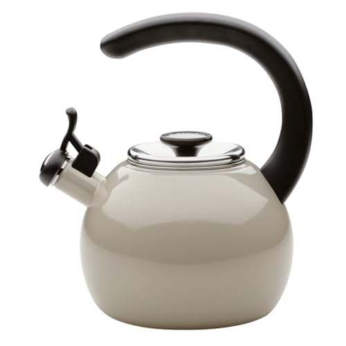 Image 5 of Grey for the product Circulon Enamel On Steel Whistling Tea Kettle
