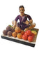 Image 1 of Default Title for the product Handcrafted Fruit Vendor Figurine, Decorative H 12cm W 13cm bommala koluvu bommalu Set bommalu for bommala koluvu golu Dolls golu Dolls for navaratri Set