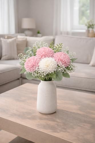 Image 6 of Divyakosh Artificial Fabric Flower Bunch for Vase/Pot Display (VASE NOT Included)