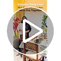 Image 2 of ExclusiveLane 'The Hut' Ceramic Pickle Jars for Dining Table With Spoon & Wooden Holder (Set Of 4, Non-Airtight, 280 ml) | Pickle Jar With Spoon Achar Jar Set Achar Container Set for Dining Table|