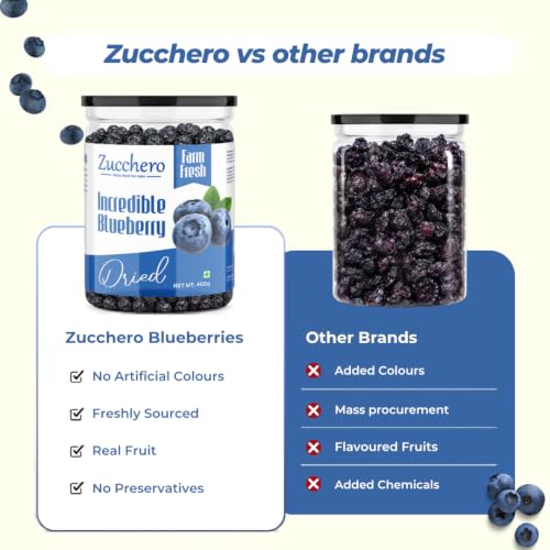 Image 5 of Zucchero Dried Blueberry, Jumbo whole, 400 grams