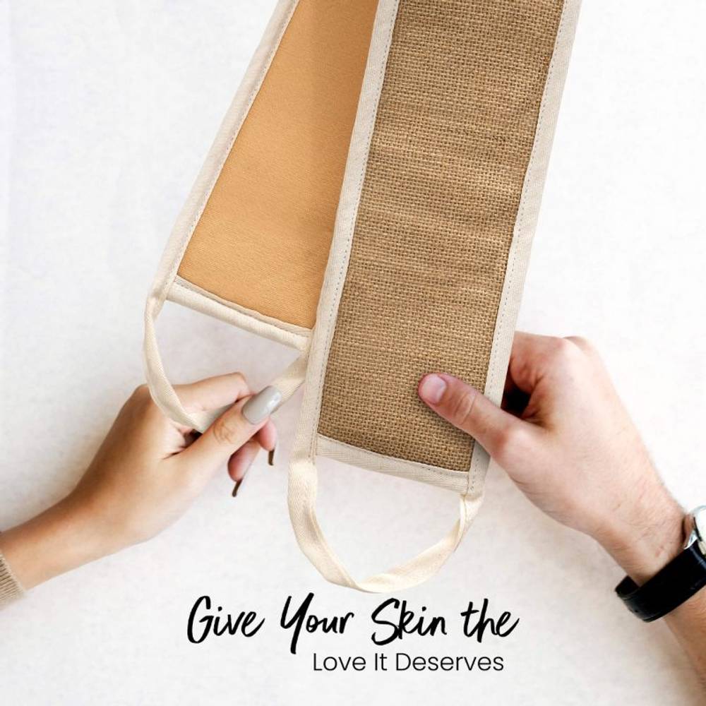 Image 5 of Fabskin Jute Body Back Scrubber Loofah For Bathing