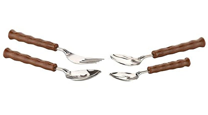 Image 3 of Xiran Antic Cutlery Set for Dining Table with Stand-24 Piece