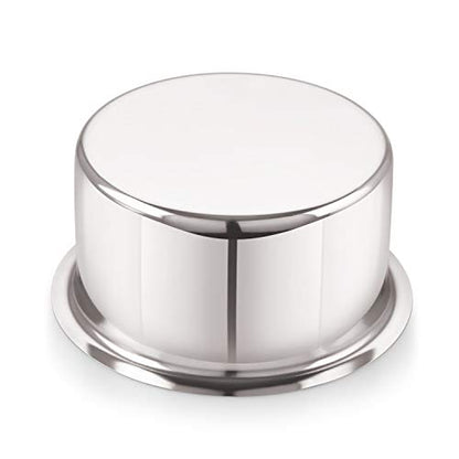 Image 3 of neelam Stainless Steel Flat Bottom Tope 1100 ml