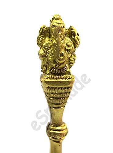 Image 5 of Esplanade Brass Bells For Mandir - 8" Ghanti