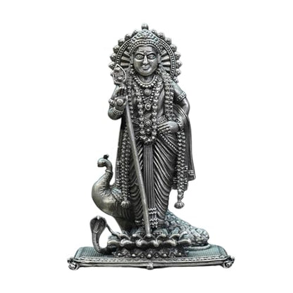 Image 1 of Default Title for the product Dista Silvers Antique Murugan Idol Standing 137.72G