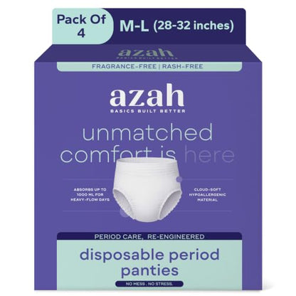 Image 6 of M-L / Set of 4 for the product AZAH Period Panty for Women