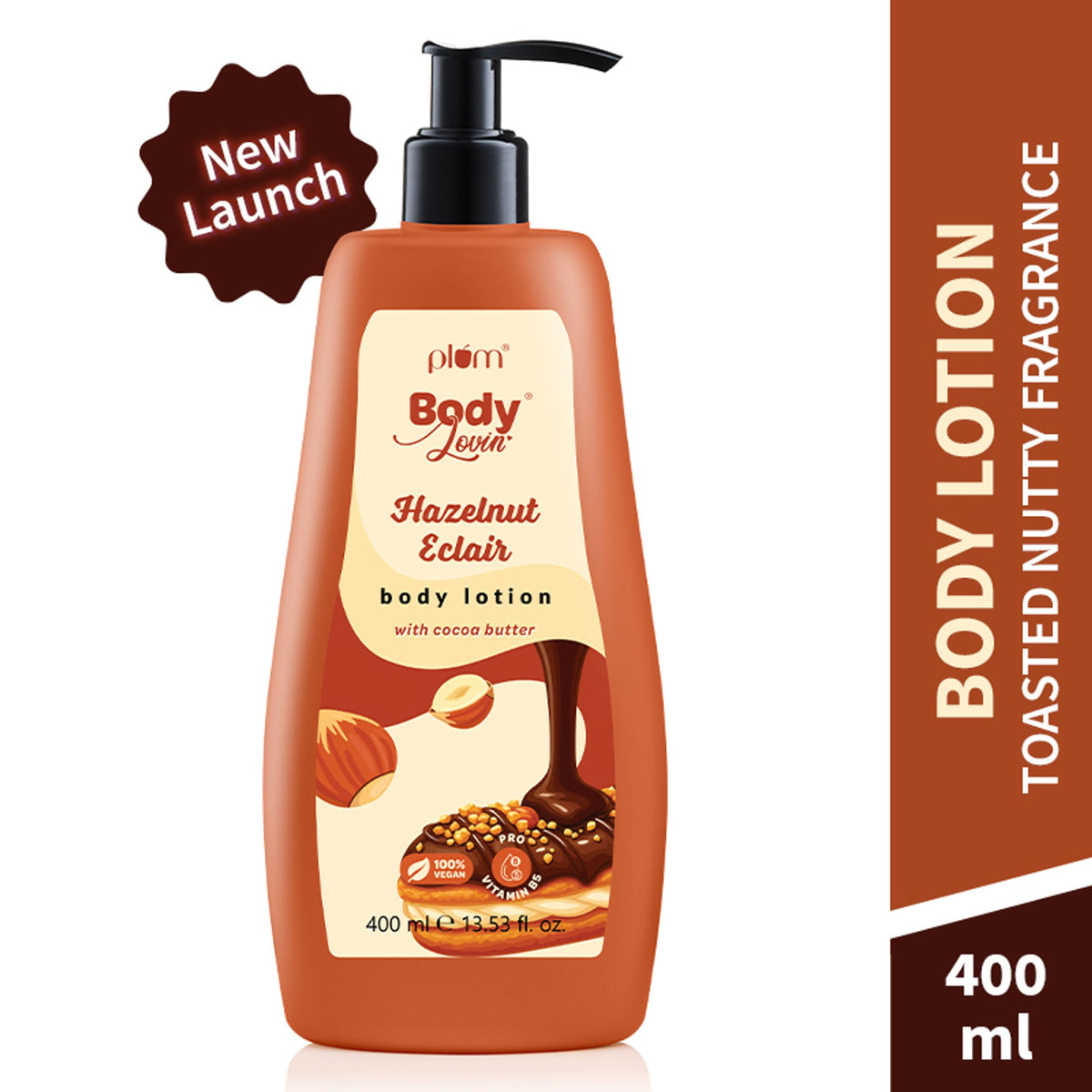 Image 1 of 400 ml / Pack of 1 for the product Plum Bodylovin' Hazelnut Eclair Body Lotion