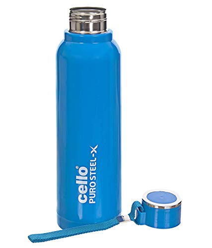 Image 3 of Cello Puro Steel-X Benz PU Insulated Water Bottle Set of 4, 650 ml Each