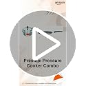 Image 2 of Prestige Popular Aluminium Outer Lid Pressure Cooker 2 Litres & Prestige Aluminium Omega Select Plus Non-Stick Omni Tawa 25cm