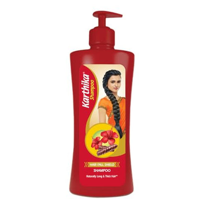 Image 2 of 650 ml (Pack of 1) for the product Karthika Hairfall Shield Shampoo with Shikakai & Hibiscus
