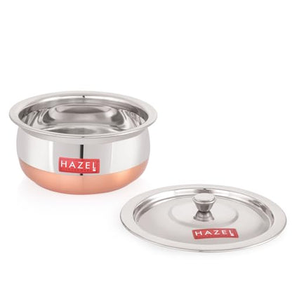 Image 2 of HAZEL Copper Bottom Handi Small 850 ml with Lid