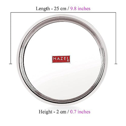 Image 4 of HAZEL Stainless Steel Plates Set 25 cm