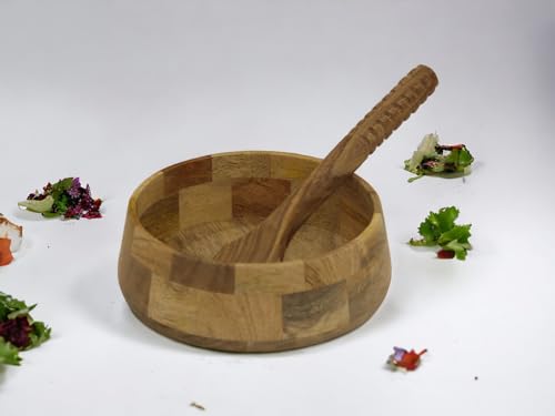 Image 5 of Vesta Homes Large Wooden Serving Bowl 2500 ML
