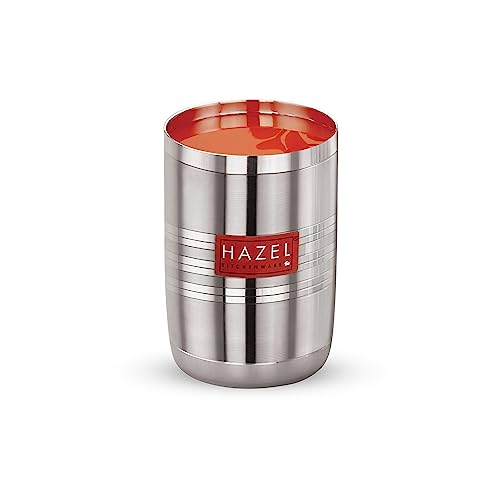 Image 6 of HAZEL Stainless Steel Glasses for Water & Juice 350 ml Set of 6
