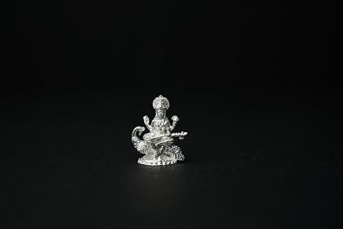 Image 1 of Default Title for the product Dista Silvers Saraswati Idol 22.52 Grams