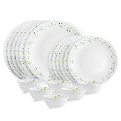 Image 1 of 18 Pieces for the product CELLO Tropical Lagoon Dazzle Series Opalware Dinner Set
