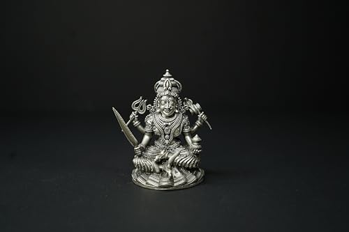 Image 1 of Default Title for the product Dista Silvers Sri Mavullamma Devi Antique Idol 110grams
