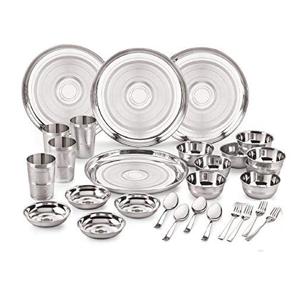 Image 2 of 28 Pcs for the product neelam Stainless Steel Dinner Set
