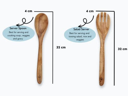 Image 5 of Vesta Homes Neem Wood Spoon Set of 6