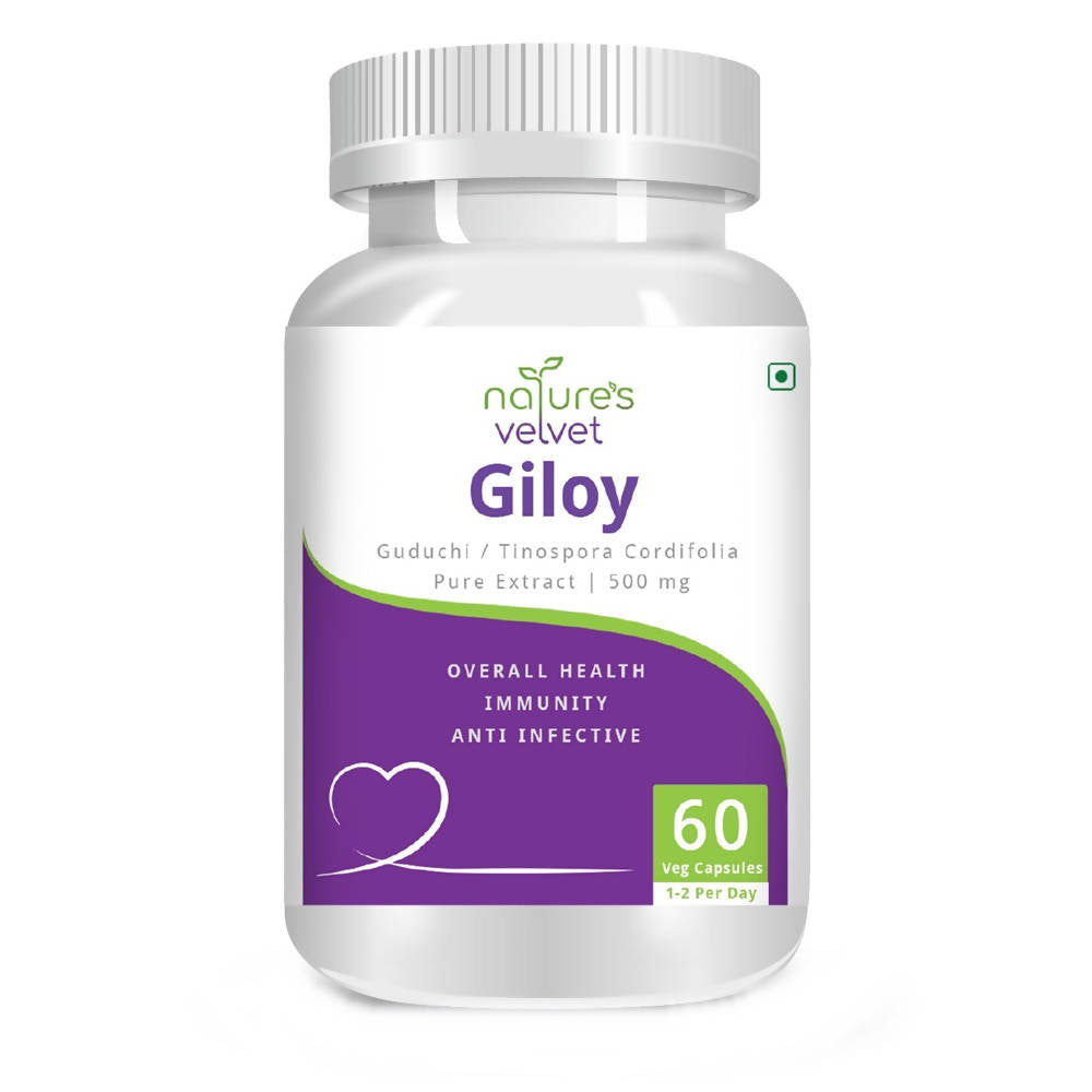 Image 1 of 60 Capsules for the product Nature's Velvet Giloy Capsules