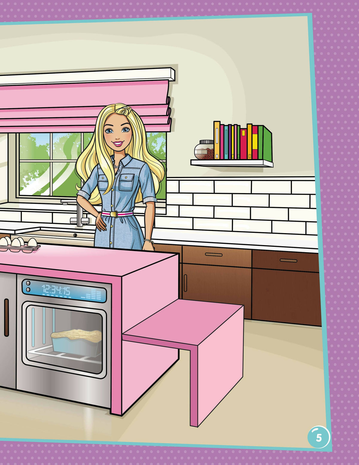 Image 5 of Dreamland Publications Barbie Dreamhouse Adventures -Dream House Decorate with Stickers