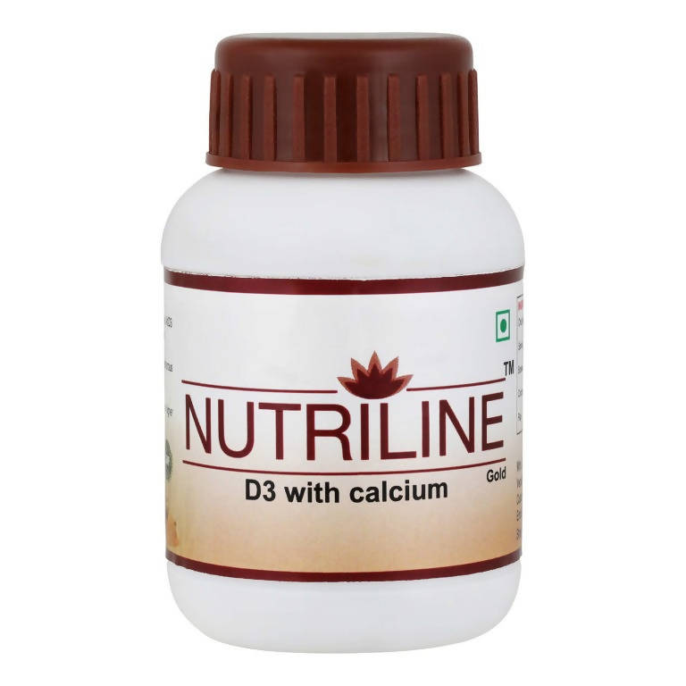 Image 1 of 60 caps for the product Nutriline D3 with Calcium Capsules (Gold)