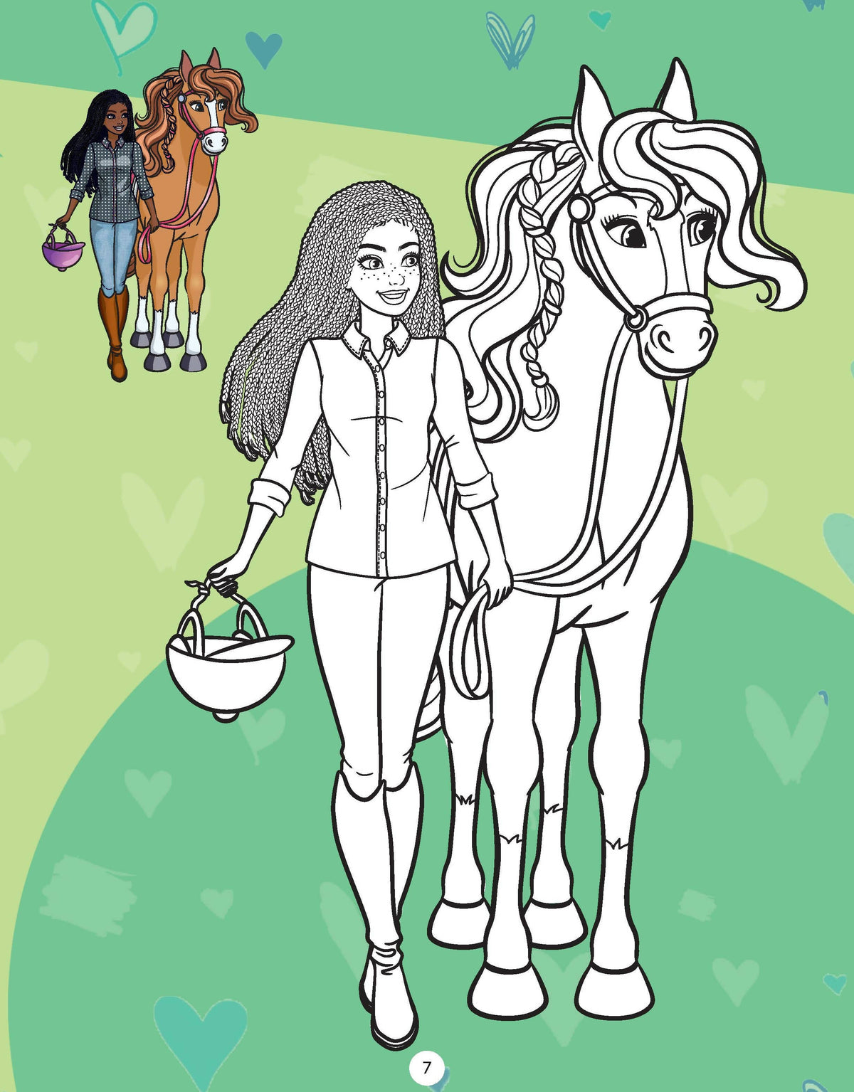 Image 4 of Dreamland Publications Barbie Copy Colouring Book : Children Drawing, Painting & Colouring Book