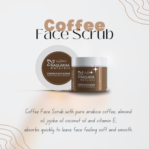 Image 5 of Naulakha Naturals Face Pack | Face Cream | Aloe Neem Face Pack | Premium Arabica Coffee Scrub | Men and Women | Face pack for glowing skin | Remove acne dark marks | Pack of 3|