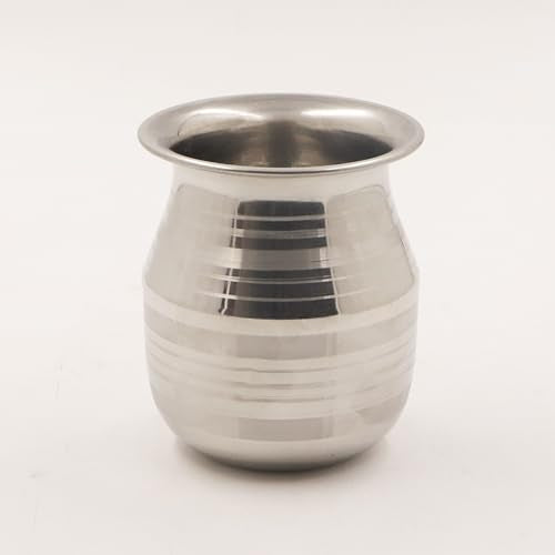 Image 2 of Spillbox Stainless Steel Lota | Kalash | Sombu | Theertha Sembu | Vessel |Jug | Karwachauth | Diwali | Mandir Wedding|Kamandal|Gangajal|Water Gangotri|Chambu 450ml