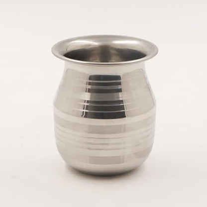 Image 2 of Spillbox Stainless Steel Lota | Kalash | Sombu | Theertha Sembu | Vessel |Jug | Karwachauth | Diwali | Mandir Wedding|Kamandal|Gangajal|Water Gangotri|Chambu 450ml