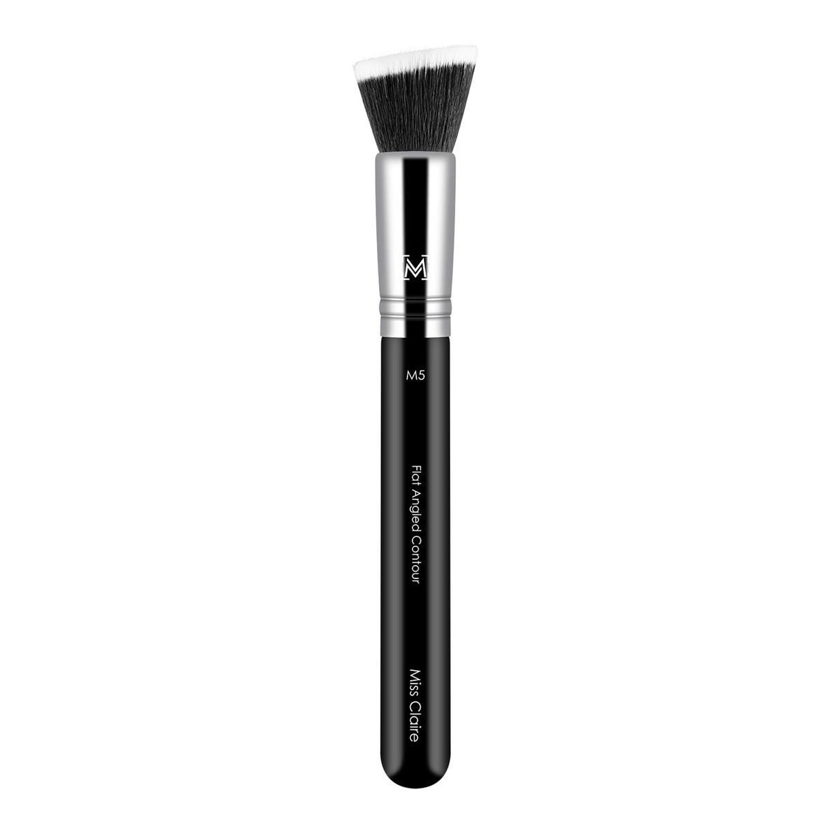Image 1 of 1 pcs / Pack of 1 for the product Miss Claire M5 - Flat Angled Contour Brush - Chrome