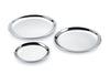 Image 1 of Default Title for the product neelam Stainless Steel Round Plate 18 cm Set of 6