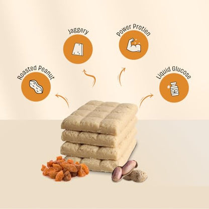 Image 6 of THELOFFY Premium Peanut Butter Chikki | Gajak | So Soft Chikki | Groundnut Brittle | Indian Sweets & Snacks | Kadalai Mittai - 100g (Pack of 5)