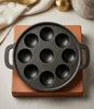 Image 1 of Default Title for the product Generic Cast Iron Paniyaram Pan with 9 Cavities