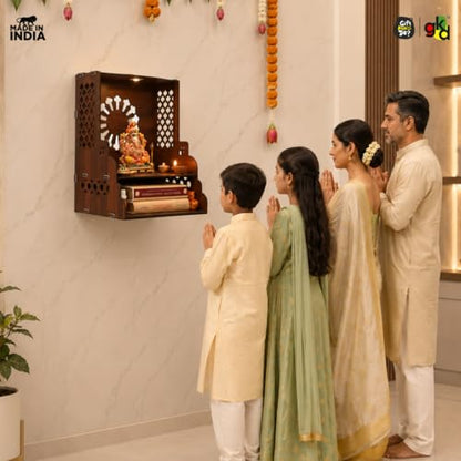 Image 6 of Gift Kya De Wooden Pooja Mandir
