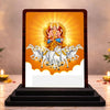 Image 1 of Default Title for the product HD Printed Surya Dev Wooden Idol 4x5 Inch Timeless Prayer Spiritual Showpiece
