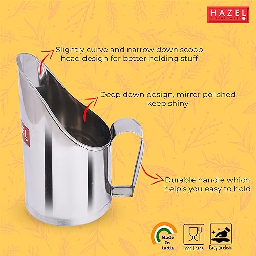 Image 12 of HAZEL Stainless Steel Scoop Spoon