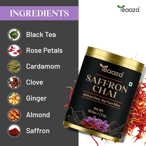 Image 3 of Teaaza Saffron Chai-50 Grams
