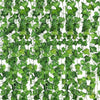 Image 1 of Default Title for the product Go Hooked Artificial Hanging Creeper for Home Décor (Pack of 12, 6 Ft) | Maple Plant Leaf Garland with 30 Leaves Each | Plastic Decorative Creeper for Balcony, Walls, Garden Decoration