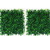 Image 1 of Default Title for the product Go Hooked Artificial Grass Vertical Wall Small Leaves Tiles Vertical Garden Wall Tiles Durable Plastic Realistic Versatile Easy Install Weather Resistant Decorative UV Protected40 X 60 Cm Set of 2